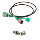 Testslangar och kopplingar