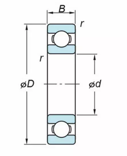 LAGER 6405 C3 - Kullager - 47880 - 2