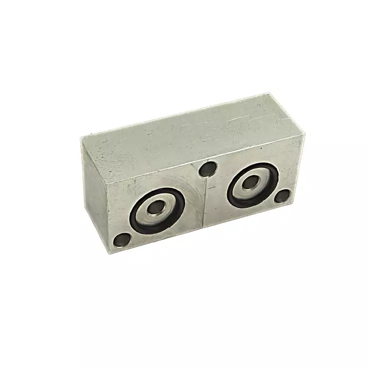 BLOCK FOR CETOP3 VALVES HP 3XM6 FASTENING - Mini Powerpack Parts - 67070 - 1