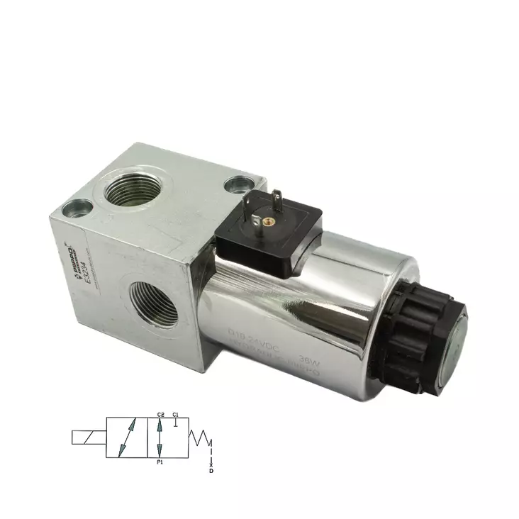 3-VÄGSVENTIL 3/4" 24VDC - 3/2 ventiler - 101220 - 1