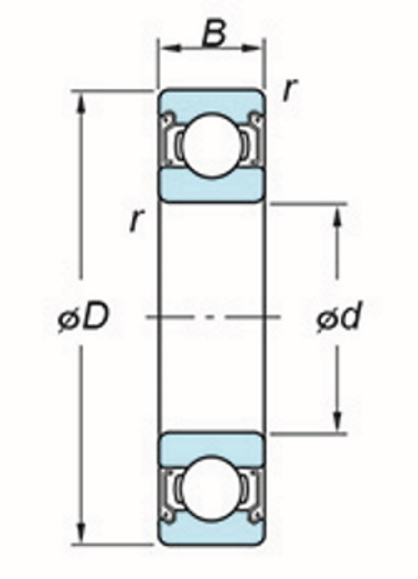 LAAKERI 6301 ZZC3 - Kuulalaakerit - 44711 - 2