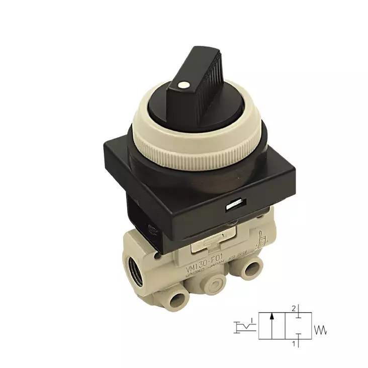 MECHANICAL VALVE 2/2 NC G1/8" - 2/2 Valves - 50761 - 1