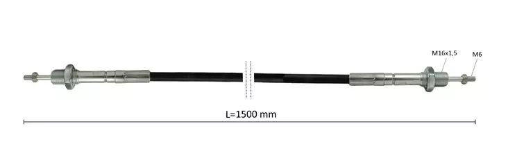 KABEL L=1500 - Vajerstyrningar - 50291 - 1