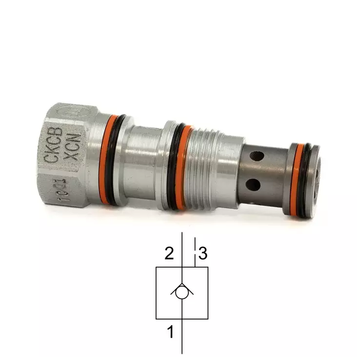 LÅSVENTIL 60 L/MIN 3:1 T-11A - Back- och låsventilpatroner - 50951 - 1