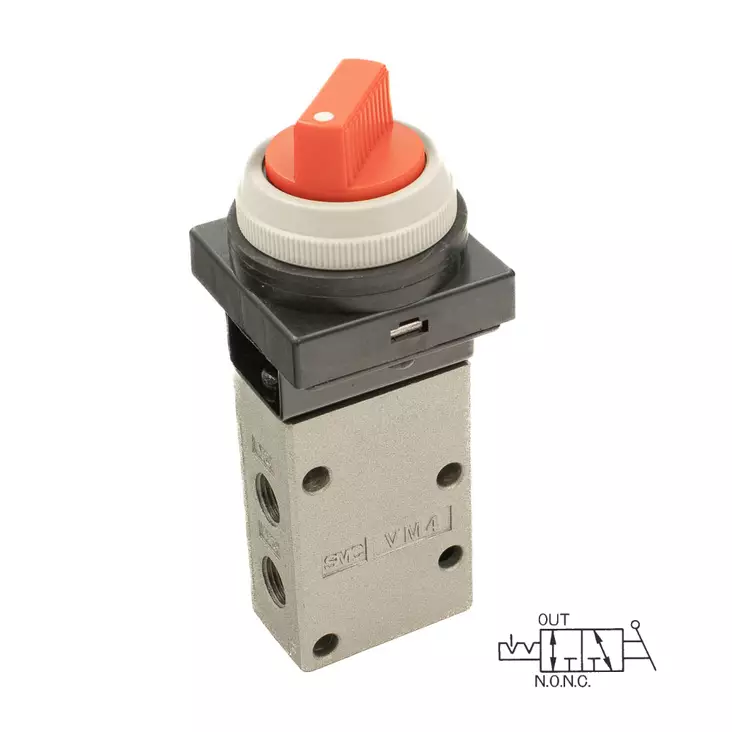 MEKAANISESTI OHJATTU VENTTIILI 3/2 G1/8" - 3/2 Venttiilit - 56201 - 1