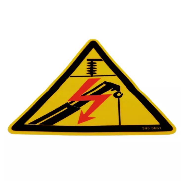 WARNING SIGN - Hiab Spare Parts - 62791 - 1