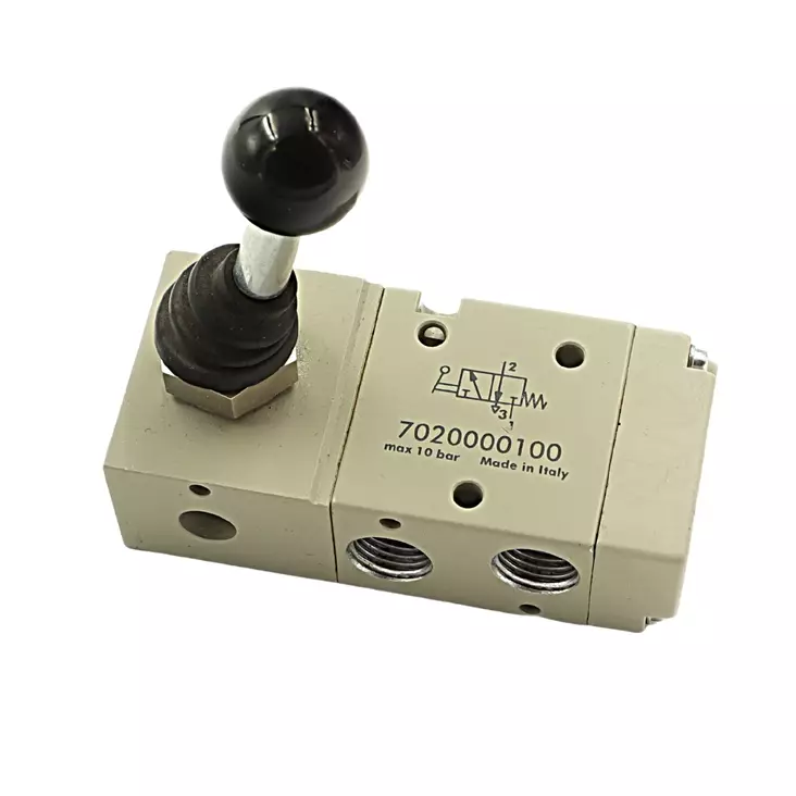 MANUAL VALVE 3/2 LEVER/LOCK 1/4" - 3/2 Valves - 45932 - 1