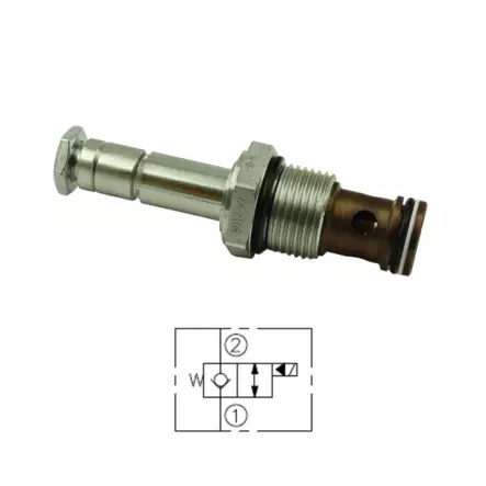 2-WAY CARTRIDGE VALVE, NC - Directional Valve Cartridges - 52433 - 1