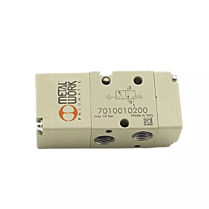 TRYCKLUFTSVENTIL 3/2 NC TRYCK/FJÄDE 1/8" - 3/2 Ventiler - 50473 - 1