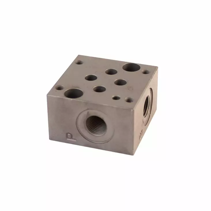 MONT.PLATTA STÅL 1/4 SIDOANSL. - Ventilblock - 57434 - 1