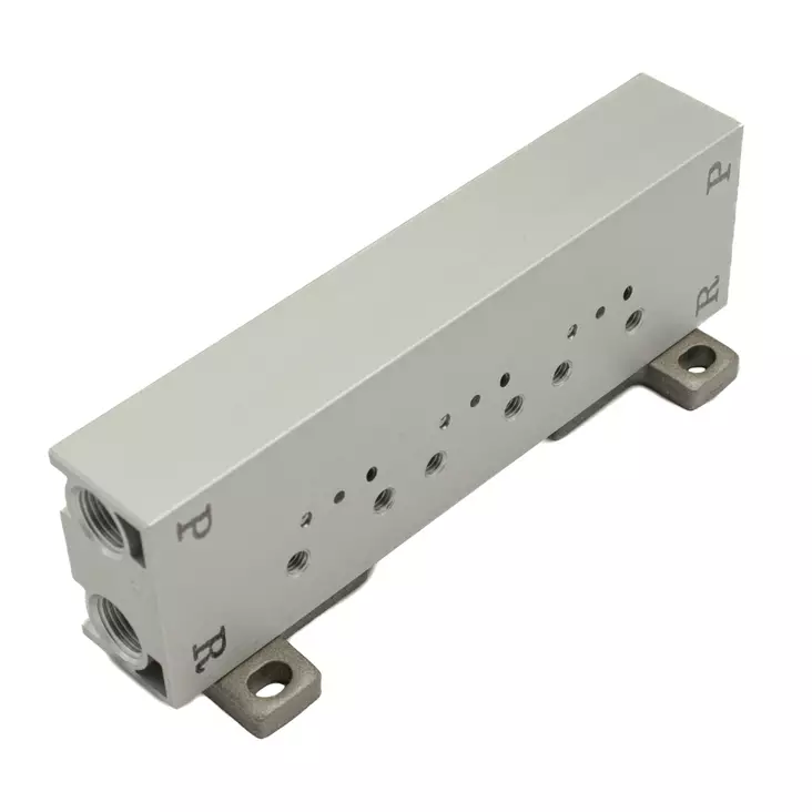 MANIFOLD BASE - Pneumatic valves, electrically and air-operated - 58474 - 1