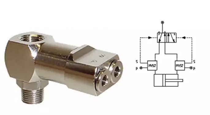 PNEUMATIC LIMIT SWITCH R 1/4" - Mekaniska pneumatikventiler - 57575 - 1