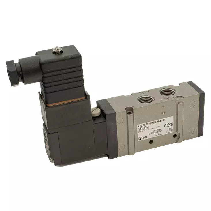 TRYCKLUFTSVENTIL 5/2 SOL/SPRING 1/4" - 5/2 Ventiler - 51505 - 1