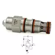 COUNTERBALANCE VALVE T-2A 140-350 BAR 10:1 - Counterbalance Cartridges - 51936 - 1