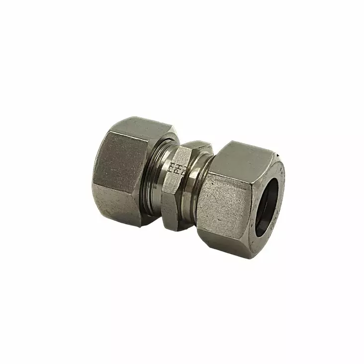 SKARVKOPPLING AISI 316 RAK - Syrafasta rörkopplingar - 88546 - 1