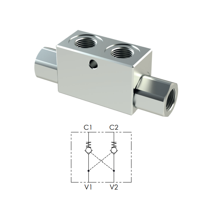 DUBBEL LÅSVENTIL - Låsventiler - 87546 - 1