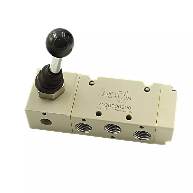 TRYCKLUFTSVENTIL 5/2 VIPP/FJÄDE 1/4" - 5/2 Ventiler - 47466 - 1