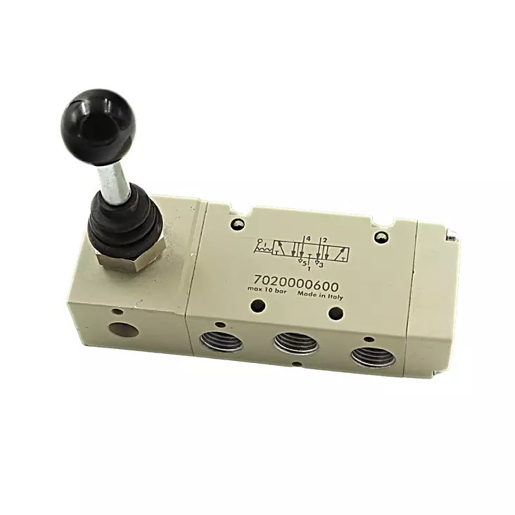 TRYCKLUFTSVENTIL 5/3 OC VIPP/LÅSA 1/4" - 5/3 Ventiler - 45546 - 1