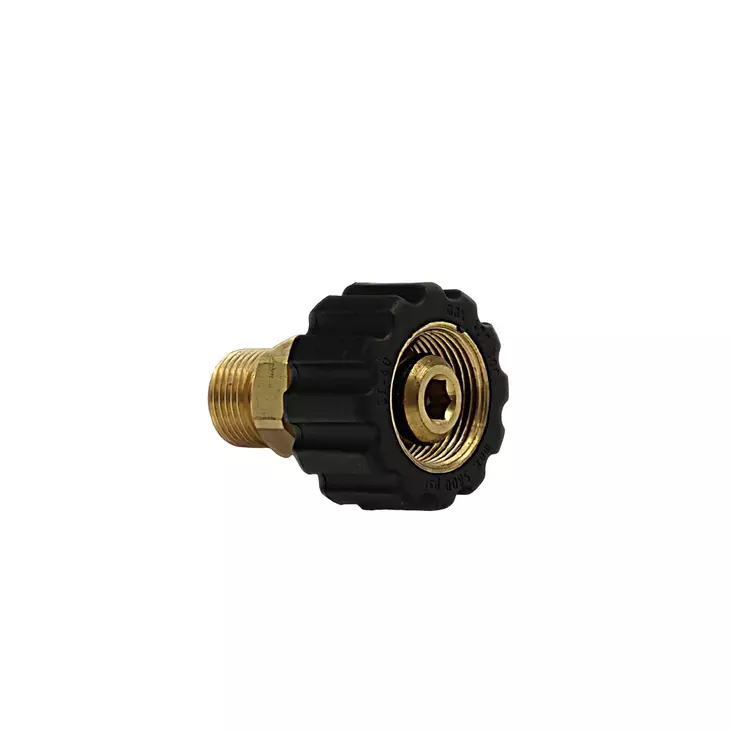 WASHER NIPPLE M22 INT// R3/8" EXT - Pressure Washer Hoses and Fittings - 77506 - 1