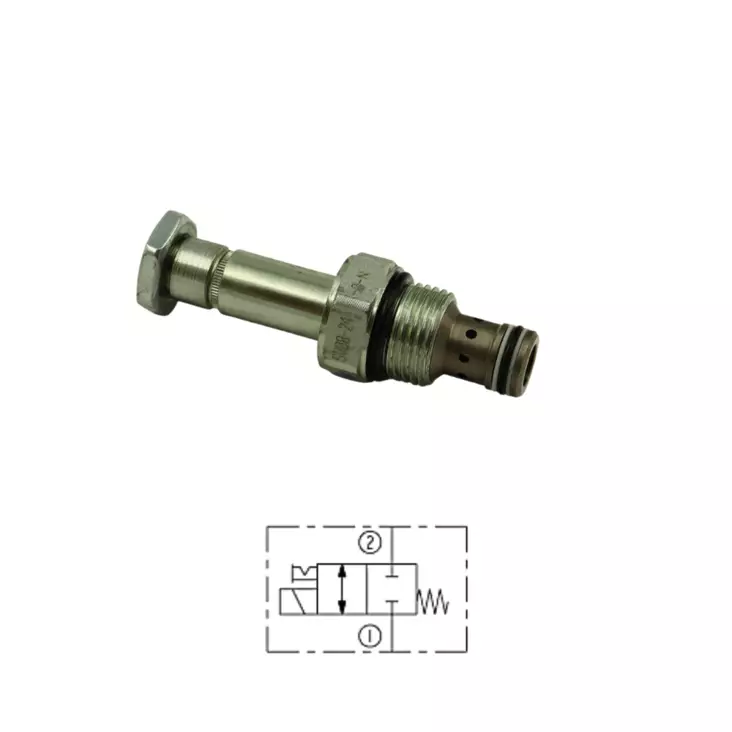 PATRUUNAVENTTIILI SÄHKÖ 2/2 NC 2-SUUNTA KARA - Suuntaventtiilipatruunat - 55806 - 1