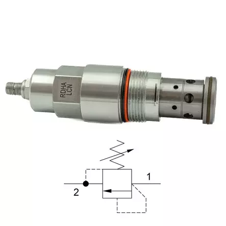 PAINEENRAJOITUS T-16A 70-420 BAR 380 L/MIN (SOPIVAT PESÄT ICX/S TAI IMX/S) - Paineenrajoituspatruunat - 69437 - 1