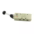 MANUAL AIR VALVE 5/2 LEVER 180*/ LOCK 1/8" - 5/2 Valves - 47427 - 1