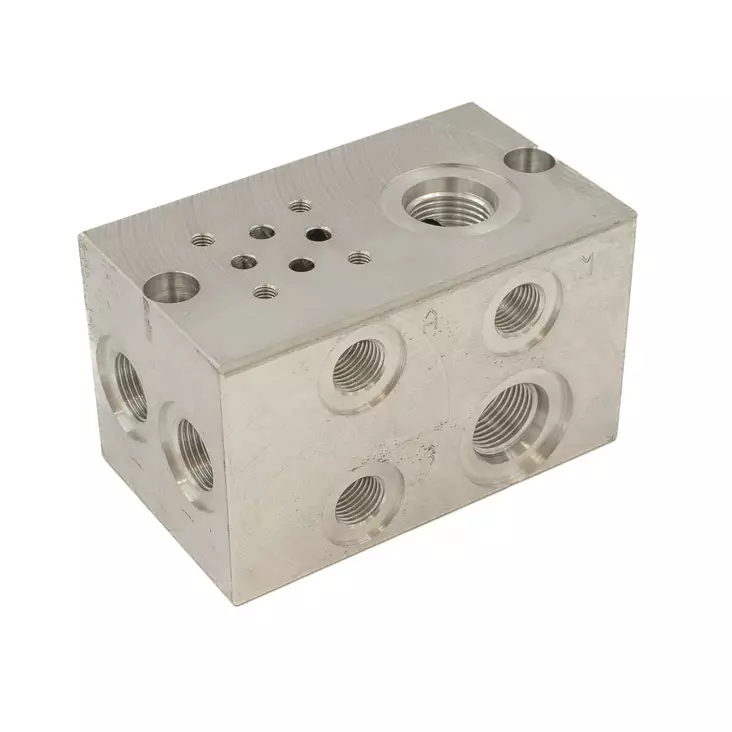 ASENNUSLAATTA CETOP 2 / NS4 + 2 x C08 P/T PORAUS - Asennuslaatat - 66817 - 1