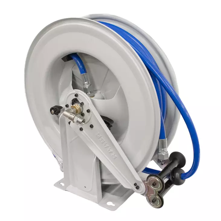 HOSE REEL FOR AIR/WATER 20 BAR 1/2" 25M PUR - Letkukelat ja sähkökaapelikelat - 85797 - 1
