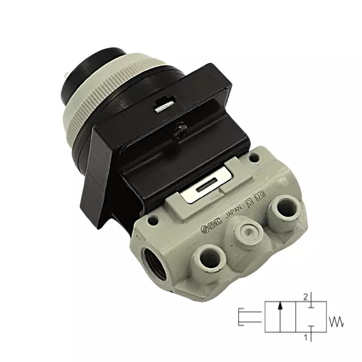 MECHANICAL VALVE 2/2 NC G1/8" - 2/2 Valves - 62207 - 1