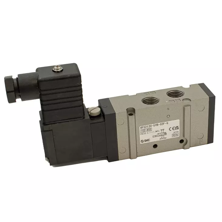 TRYCKLUFTSVENTIL 5/2 SOL/SPRING 1/4" - 5/2 Ventiler - 50737 - 1