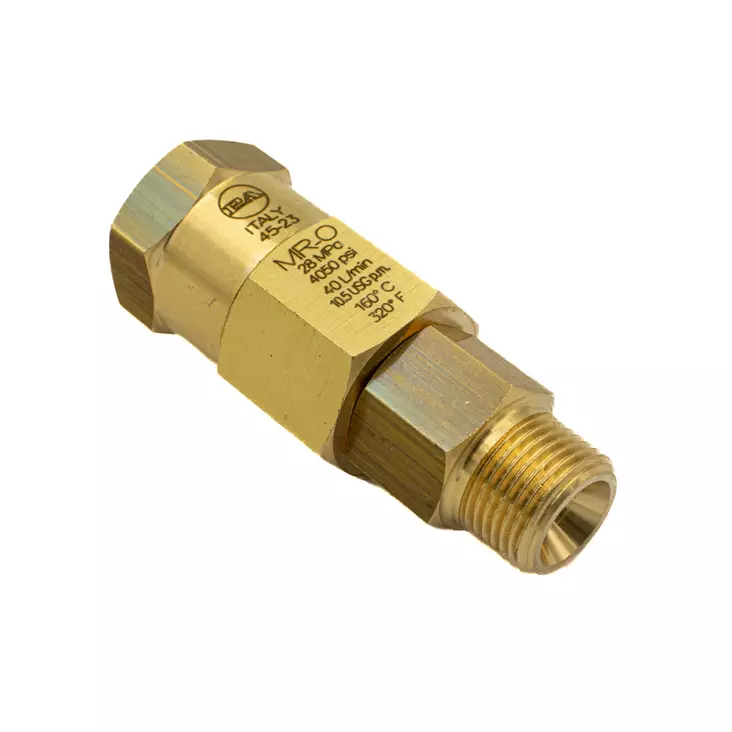 ROTARY COUPLING BRASS R 3/8" INTERNAL/EXTERNAL THREAD - Pressure Washer Hoses and Fittings - 49417 - 1