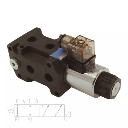 6-VÄGSVENTIL R1/2" 12VDC - 6/2 ventiler - 80598 - 2