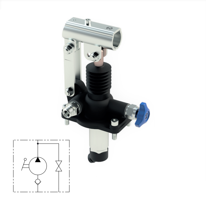 KÄSIPUMPPU KÄYTTÖVARSINEEN - Handpumpar - 94998 - 1