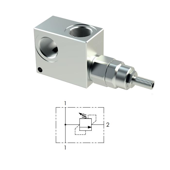 PAINEENRAJOITUSVENTTIILI 120L, 1" 40-350BAR - Paineenrajoitusventtiilit - 87508 - 1