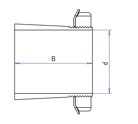 KLÄMMHOLCK H 306 - Axelmuttrar och spänningsholkar - 79089 - 2