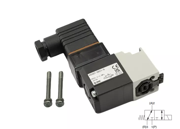 3-VÄGS MAGNETVENTIL 24 VDC - 3/2 Ventiler - 69869 - 1