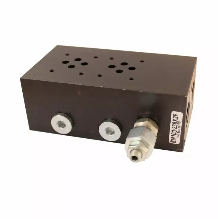 ASENNUSLAATTA CETOP 3 / NS6 TAKALÄHDÖT R3/8" + PRV - Asennuslaatat - 57689 - 1