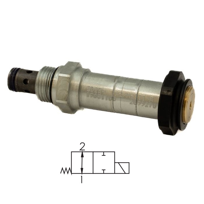 PATRUUNAV. SÄHKÖ 2/2 NO 2-SUUNTA C08 - Suuntaventtiilipatruunat - 66819 - 1