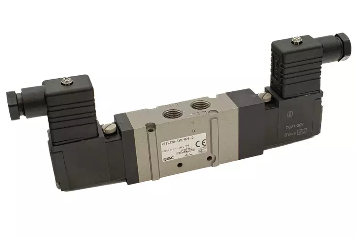 TRYCKLUFTSVENTIL 5/2 SOL/SOL 1/4" - 5/2 Ventiler - 50739 - 1